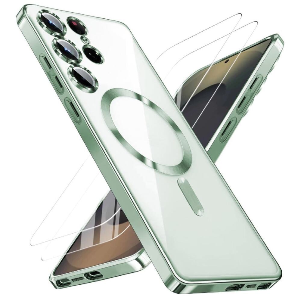 Samsung Galaxy S25 Ultra Case with 2X Screen Protector & Camera Protection,